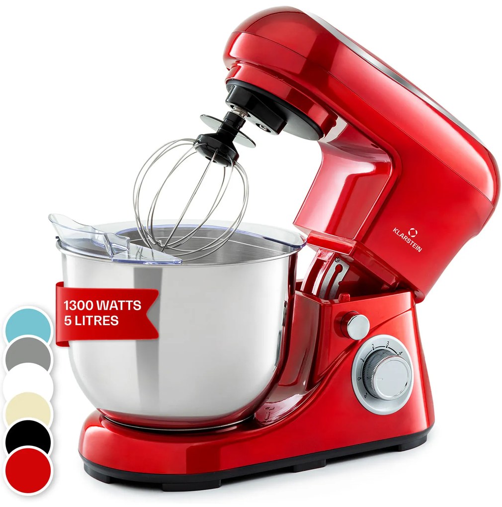 Klarstein Bella Pico 2G, konyhai robotgép, 1300 W, 1,7 PS, 6 fokozat, 5 L