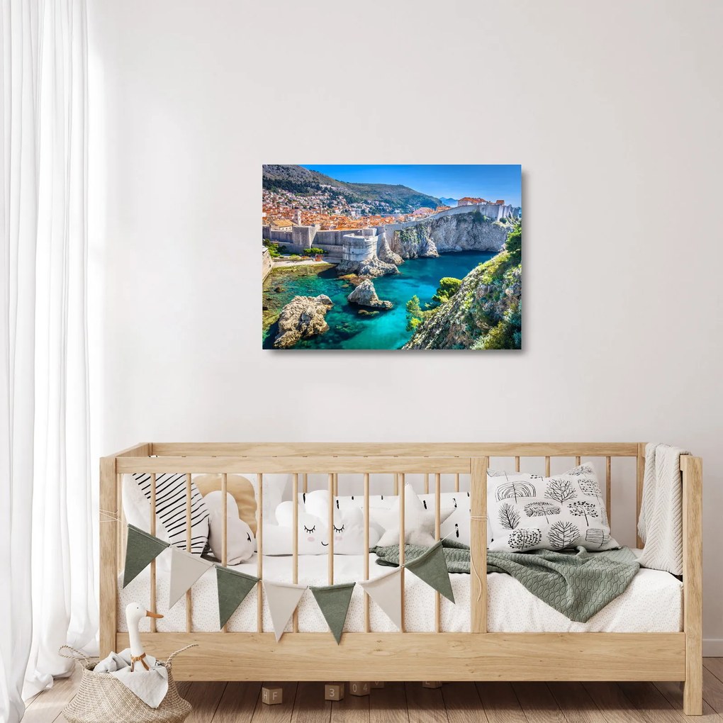 Üveg kép - Dubrovnik (70x50 cm)