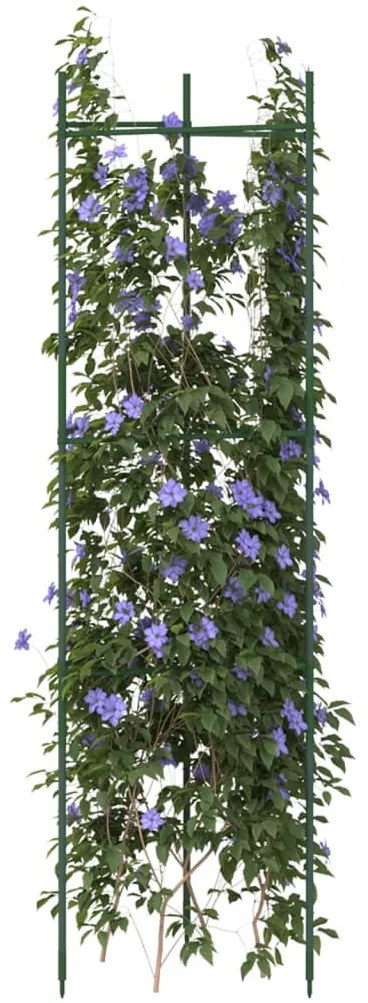 4 db acél és PP paradicsomketrec 116 cm