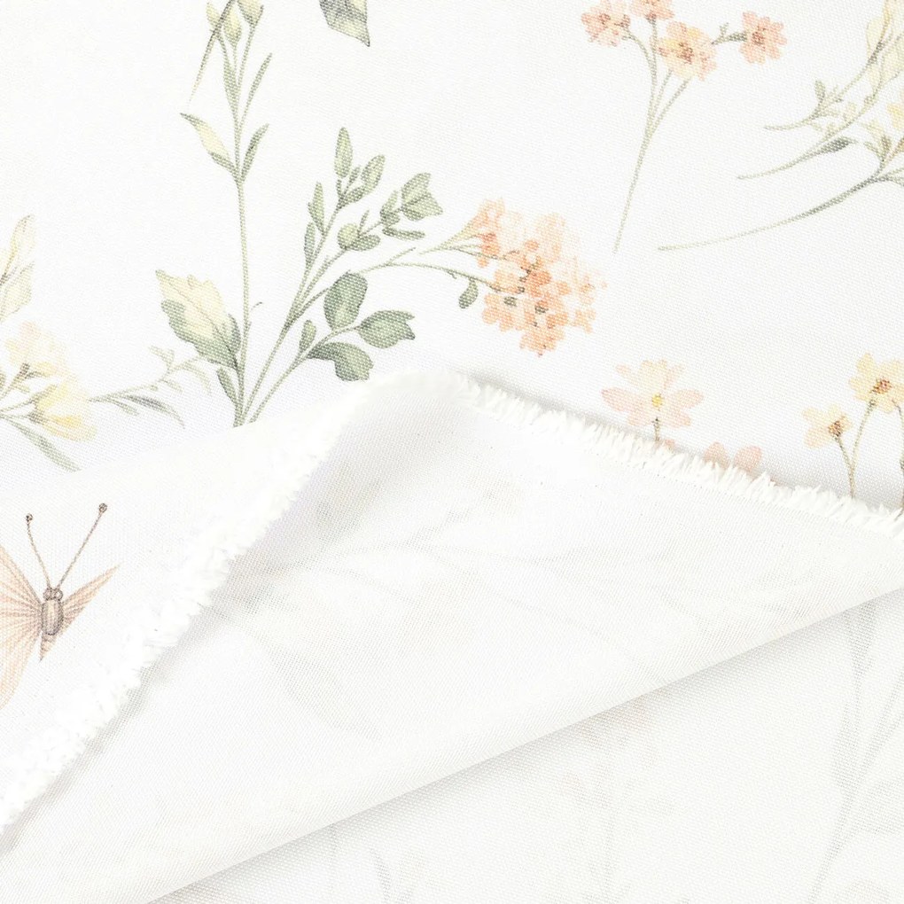 Goldea teflon szövet terítőknek - pillangós kert 160 cm