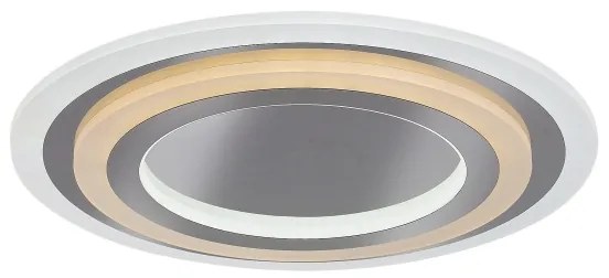 Rabalux 71315 - LED fényerőszabályozható mennyezeti lámpa TANELI 56W/230V 3000/4000/6000K króm + távirányító