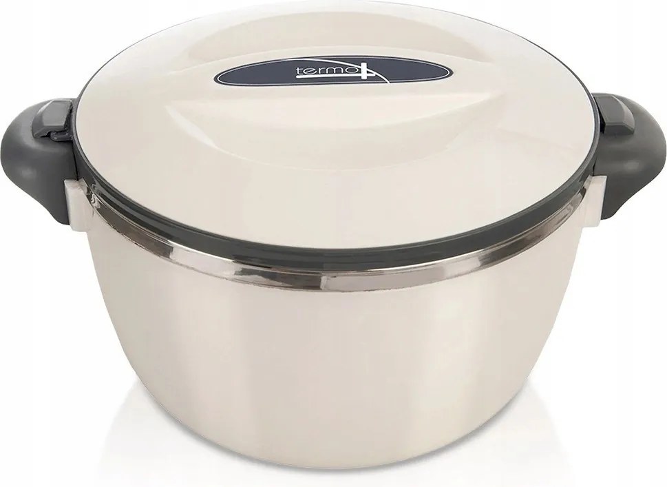 Ebéd termosz Termo Acél 2 L Orion Krémszínű, praktikus fogantyúkkal