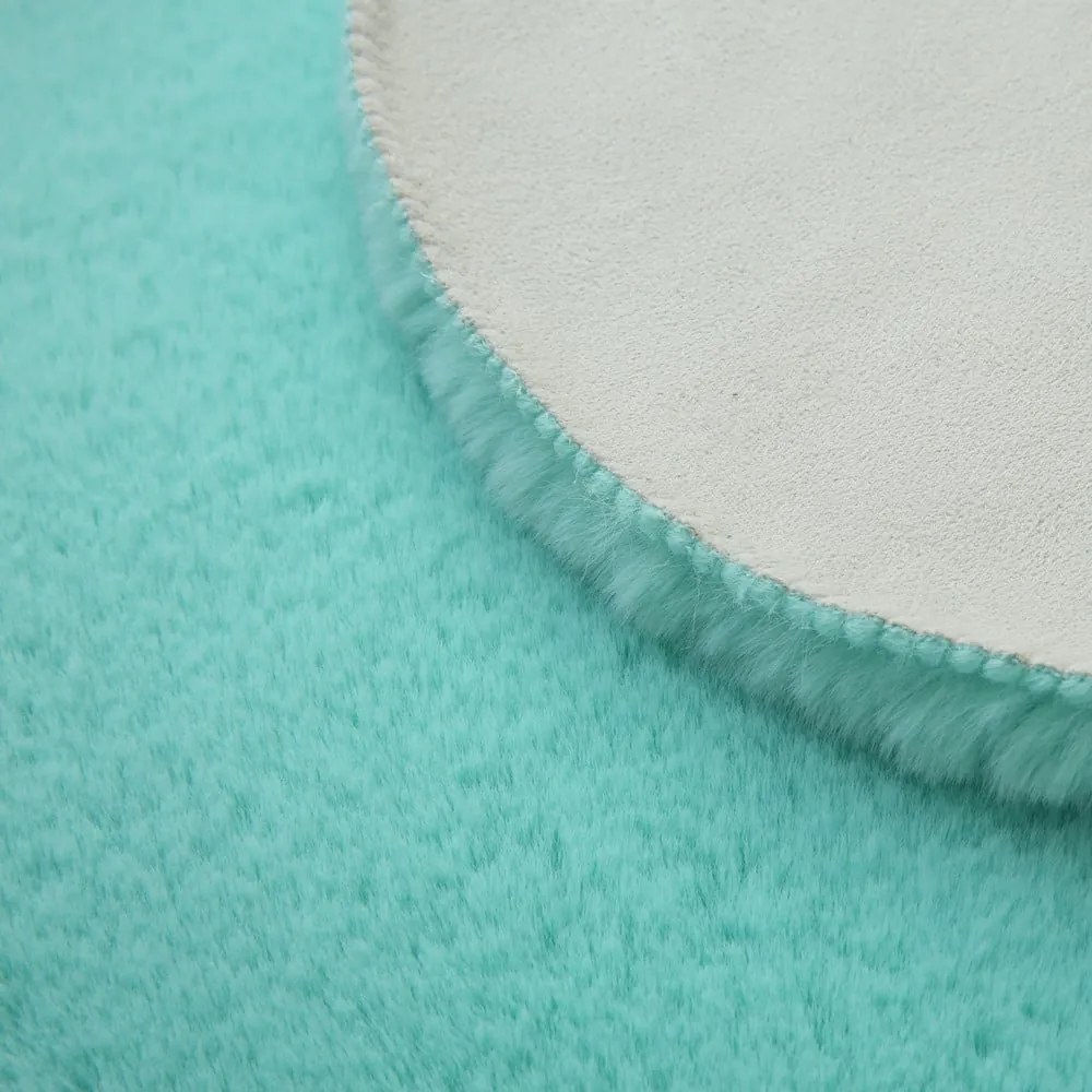Mentazöld szintetikus szőrme szőnyeg 60x180 cm Caty – Ayyildiz Carpets