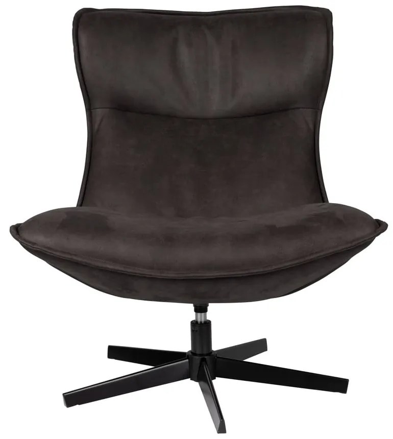 Sötétszürke forgó fotel John – White Label