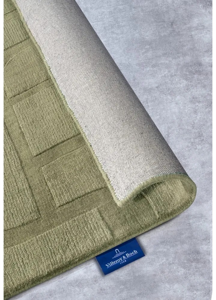 Zöld kézi szövésű gyapjú futószőnyeg 80x250 cm Alexis – Villeroy&Boch