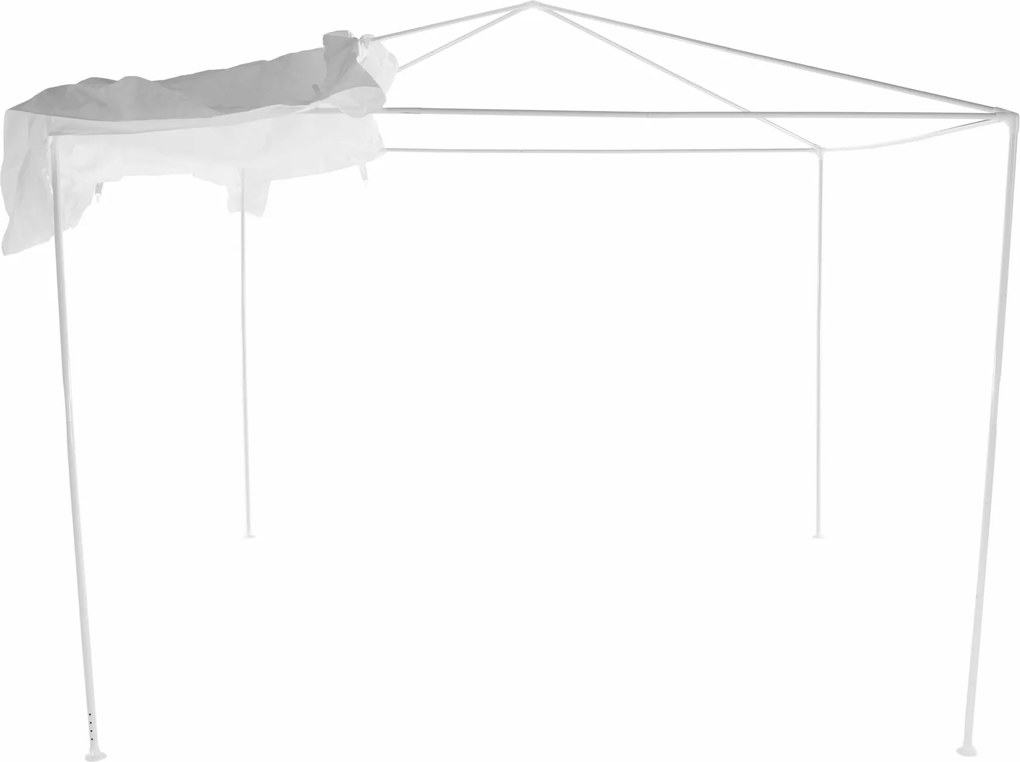 Kerti partisátor, fehér, 3x3 m, TEKNO TYP 1