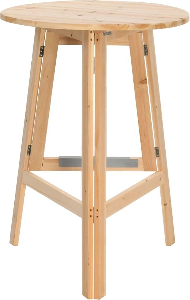 vidaXL összecsukható fenyőfa bárasztal 78 cm