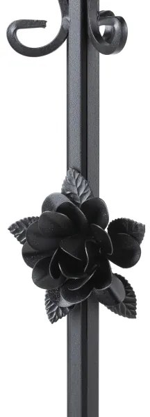 Virágállvány 95x39 cm fekete