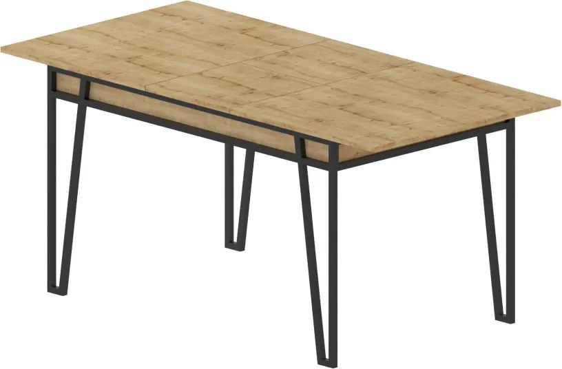 Pal étkezőasztal, tölgy, 132 cm