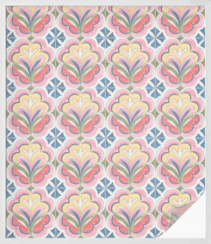 Öntapadós Ablakfólia Adatvédelem Virágos minták 100x116