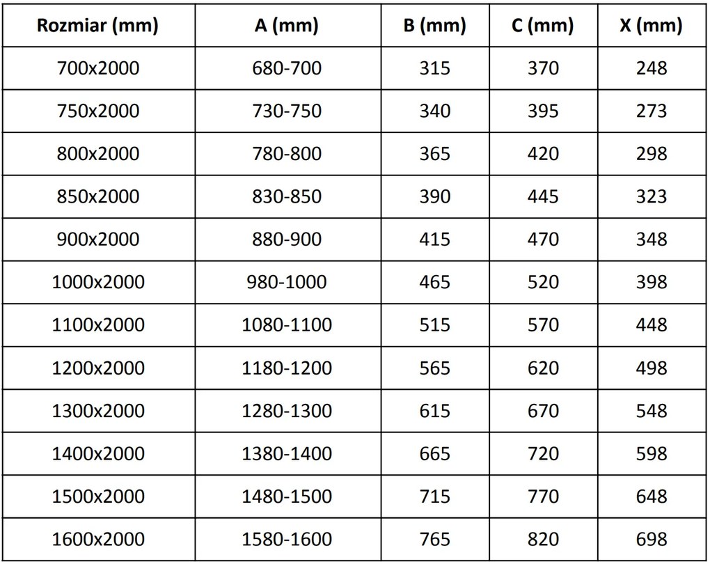 Mexen Velar, nyitható tolóajtó 70x200 cm, 8mm átlátszó üveg, grafit matt, 871-070-000-01-66