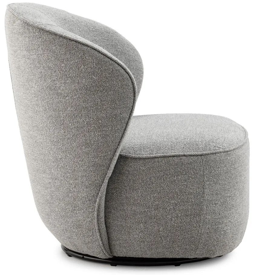 Világosszürke forgó fotel Edna – MOME