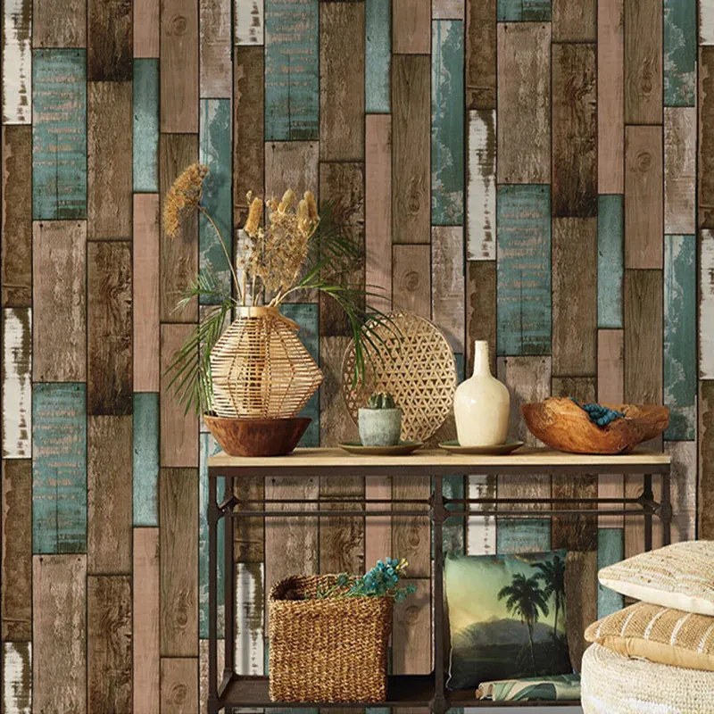 3D falpanel kopott deszka 70x70cm