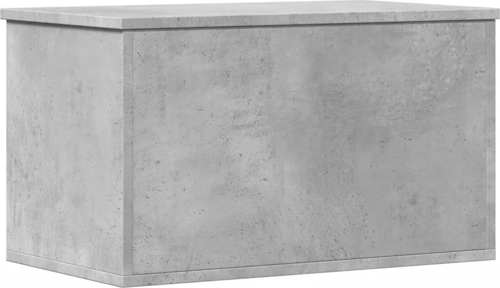 vidaXL betonszürke szerelt fa tárolóláda 60 x 35 x 35 cm