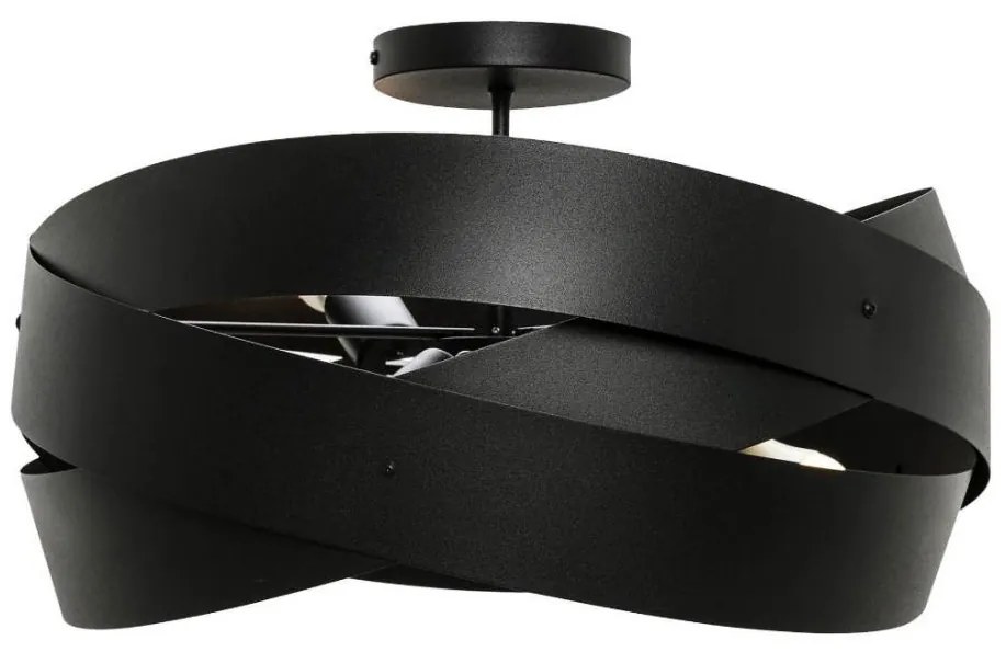 Zuma Line 1116 - Csillár rúdon TORNADO 3xE27/40W/230V fekete