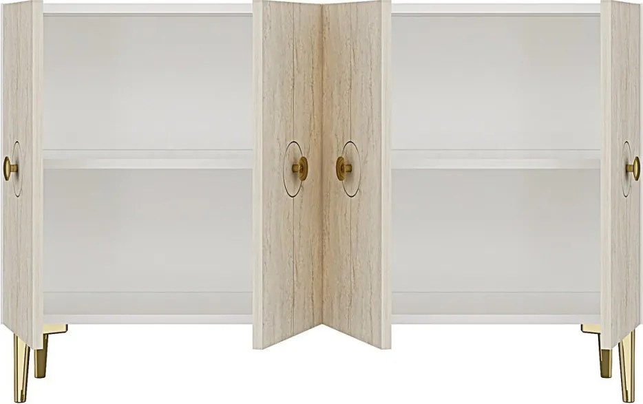 Enlem 120 - White, Travertine