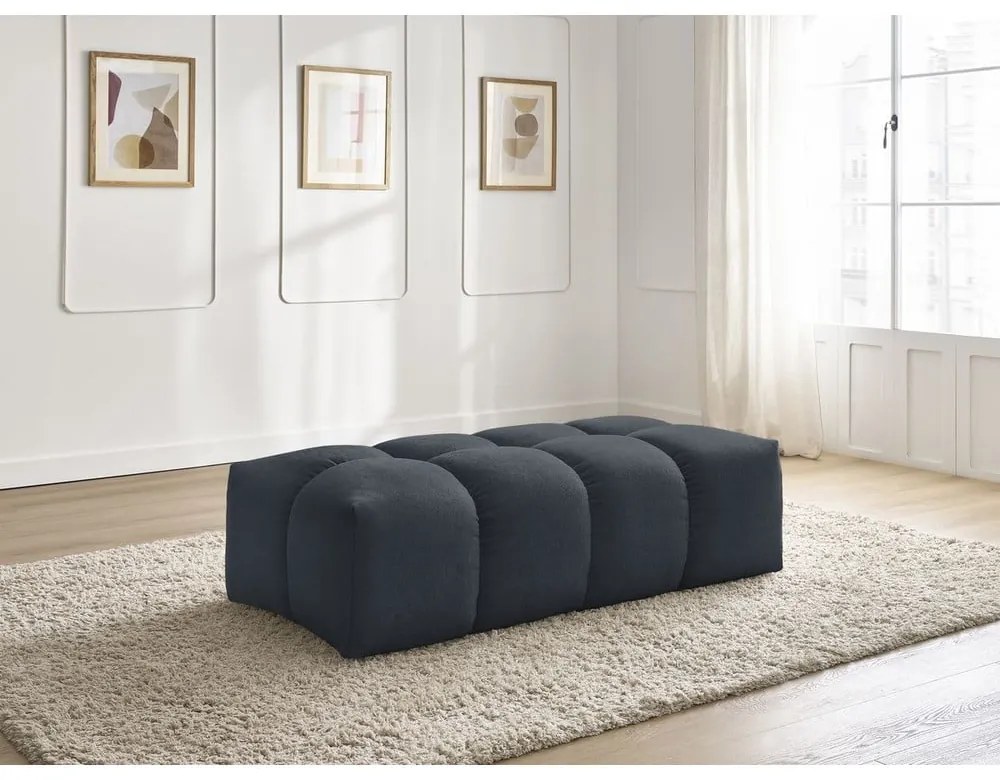 Sötétkék zsenília lábtartó Everest – Bobochic Paris