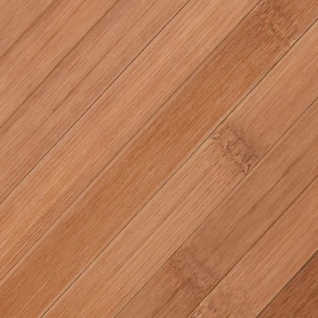 négyszögletű természetes bambusz szőnyeg 100 x 100 cm