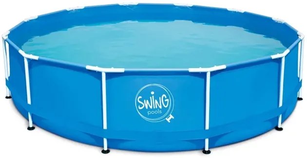 Swing fémvázas kék medence 3.66 méter x 84 cm szűrő nélkül(3EXB0187)