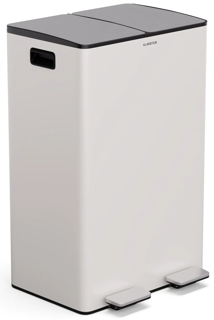 Klarstein EcoVista, hulladékgyűjtő komposztálóval, 60 l + 3 l/tároló, + komposztáló, Soft-Close