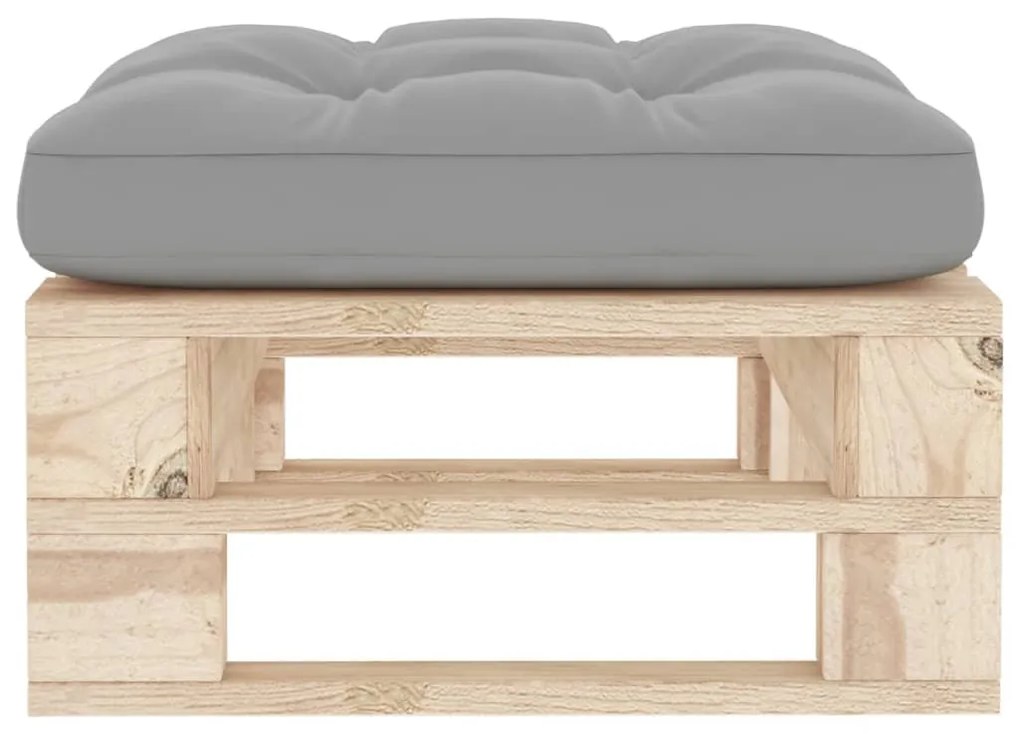 Impregnált fenyőfa kerti raklapzsámoly