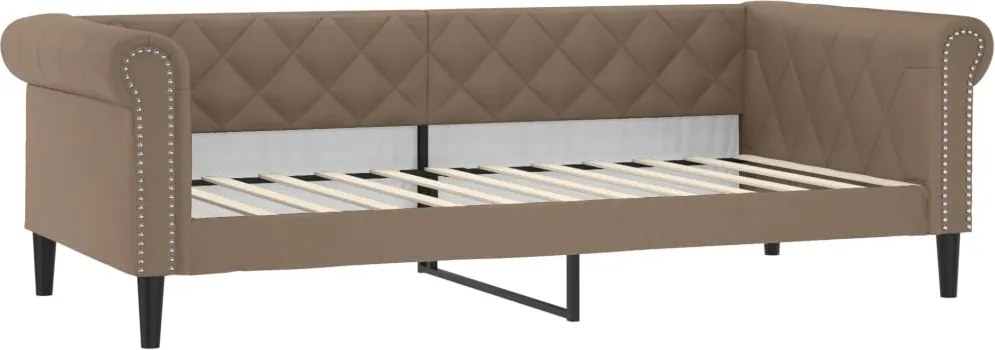 vidaXL kávészínű műbőr kanapéágy 80 x 200 cm
