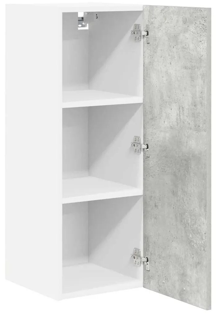 Függő szekrény Riga 2 pcs Beton szürke és fehér 30 x 31 x 80 cm