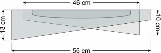 LED dimmelhető mennyezeti lámpa SM. GALAXY M. LED/24W/230V Ø 55 cm fekete/arany + távirányító