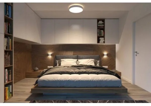 LED2 - LED Kültéri fali lámpa FLAT 2xLED/5W/230V IP65