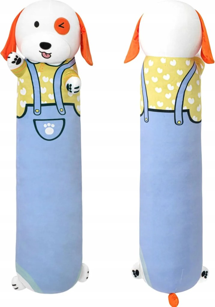 Plüss Ölelőpárna Kutya alakú plüssfigura 90 x 10 x 12 cm