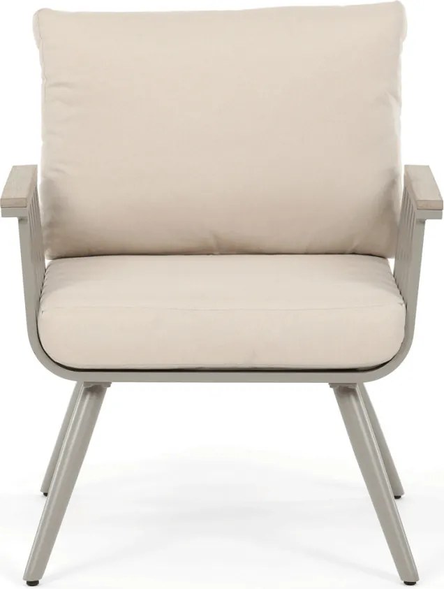 Kerti bútor garnitúra, alumínium, bézs, AZS-S1921 CRM