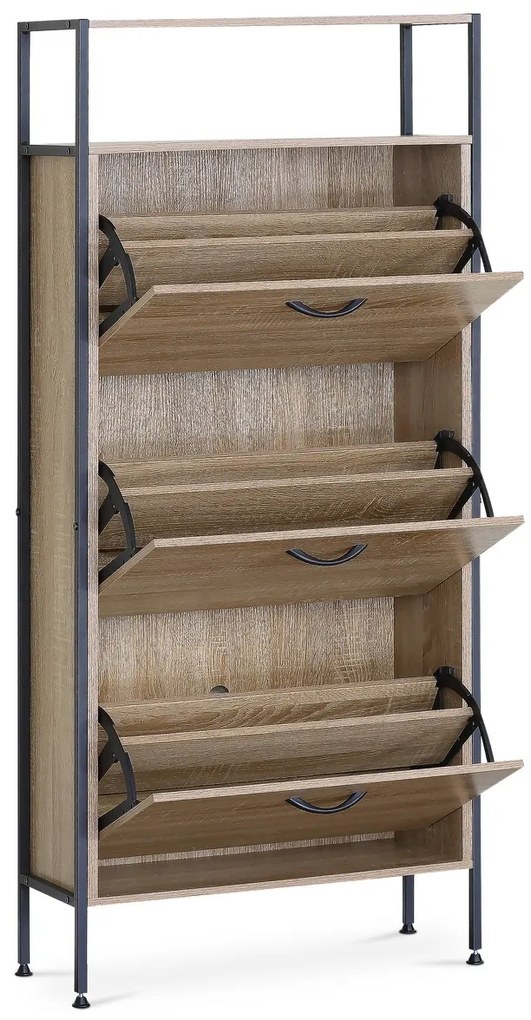 Cipősszekrény rekeszekkel G1009 OAK, tölgyfa