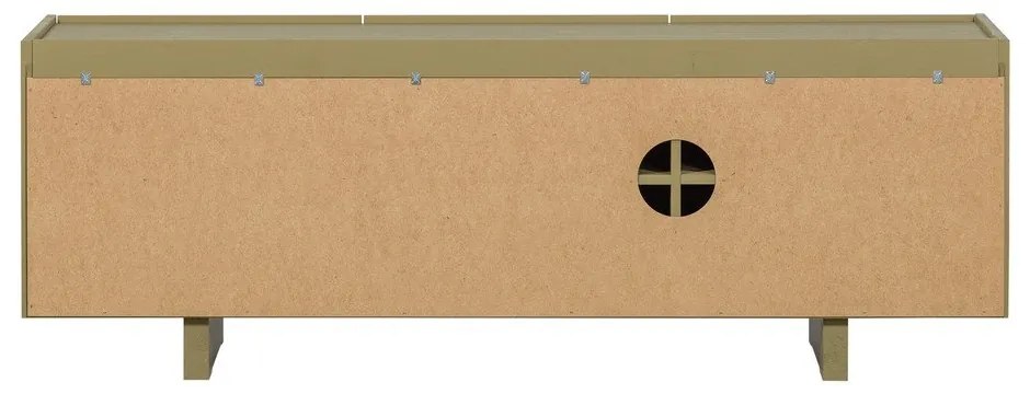 Zöld borovi fenyő TV-állvány 152x53x46 cm Basu – WOOOD