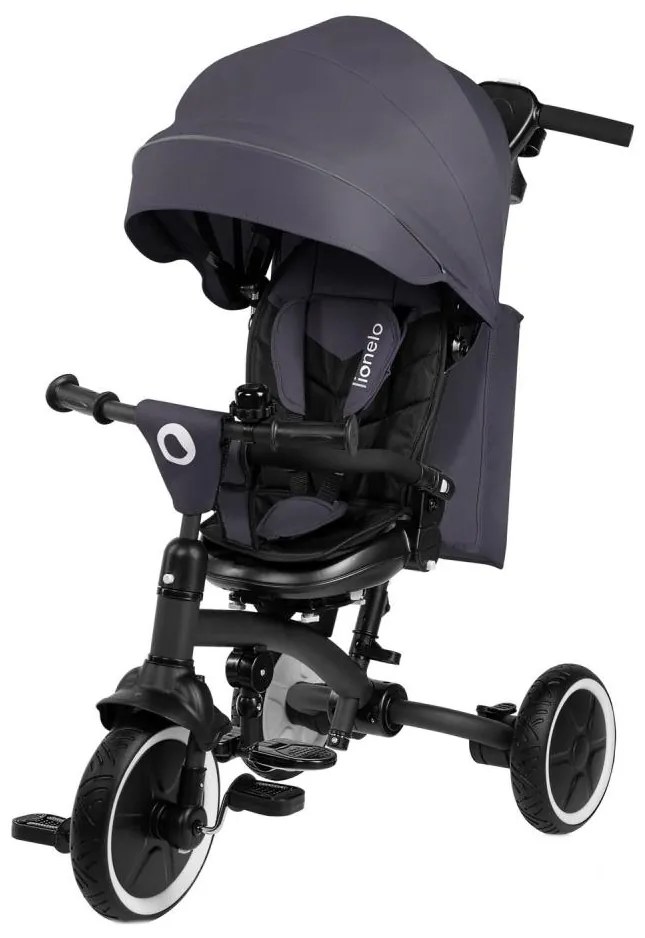 Lionelo - Gyerek tricikli TRIS PLUS Grey Stone