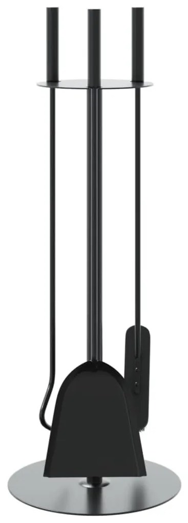 4 darabos kandallószerszám-készlet 22 x 59 cm acél