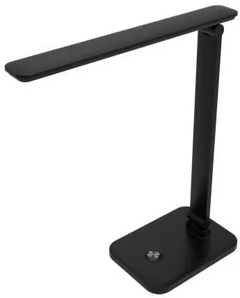 Platinet asztali lámpa 5 W, erős akkumulátor + USB, fekete