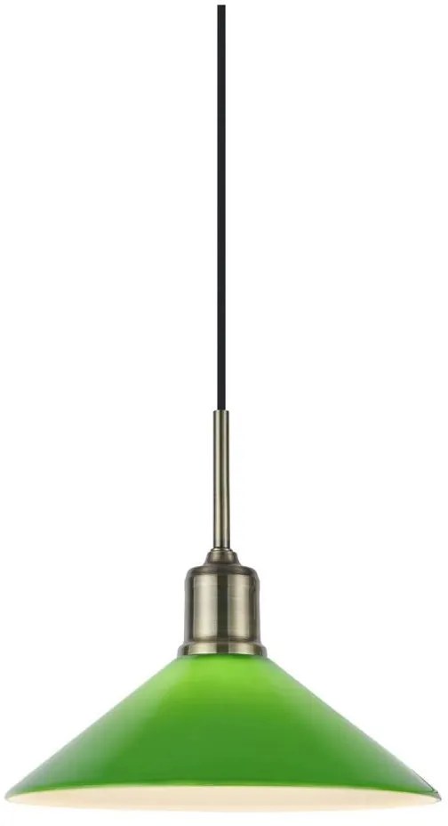 Markslöjd 108868 - Csillár zsinóron VELA 1xE27/40W/230V réz/zöld