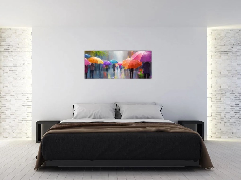 Kép - Esős nap (120x50 cm)