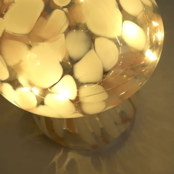 Searchlight EU27027PI - LED asztali lámpa AMELIA LED/0,2W/230V bézs