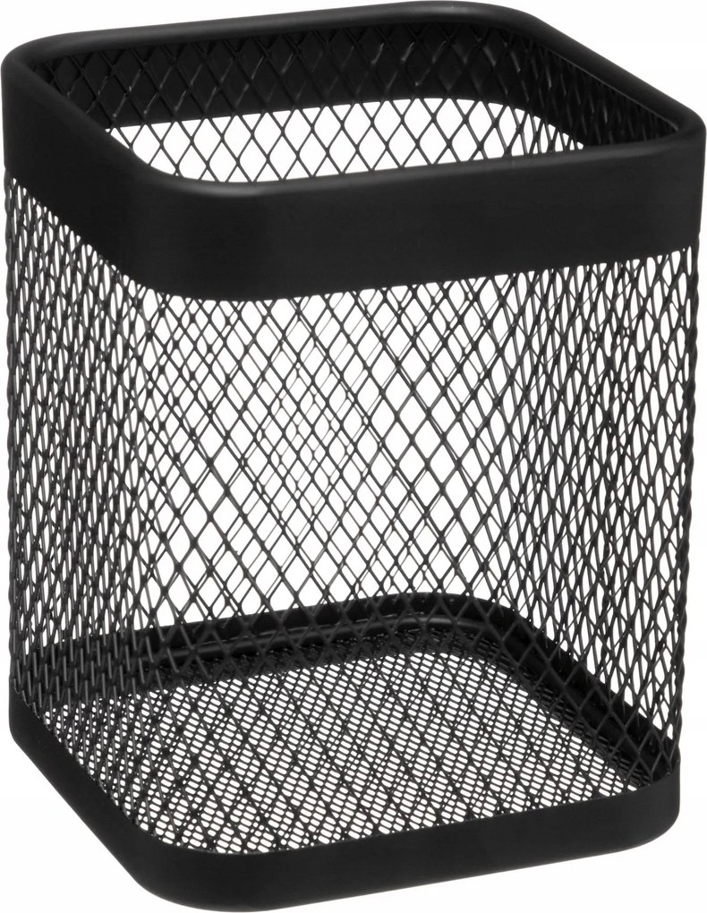 Konyhai Rendező Evőeszköztartó fekete fém 13x16