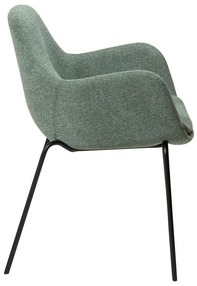 Világoszöld buklé fotel Zimmer – DAN-FORM Denmark