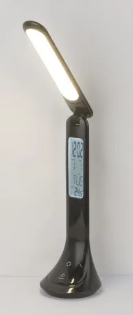 Globo 58329B Újratölthető asztali lámpa plasztik fekete, érintőkapcsoló ki/be, érintőkapcsolós, tartozék: 3,7V 1200mAh. Li-ion, LxH:200X425 Tartozéka: 1xLED 4W 230V, 30-200lm, 4000K