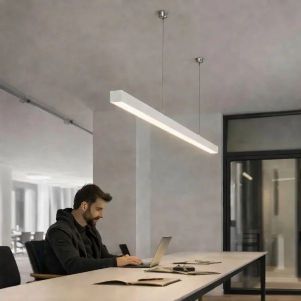 Brilagi - LED függeszték FULLDAY LED/30/40/50W/230V 2700/4000/6000K 150cm fehér