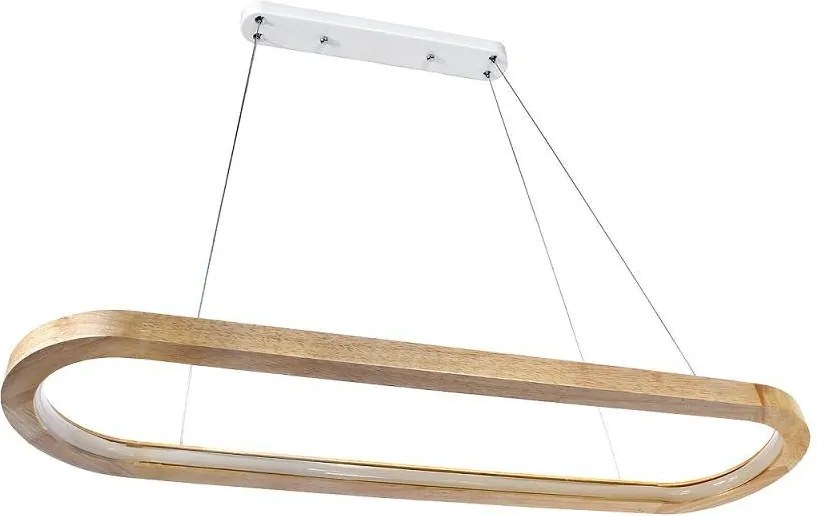 DOMENOLED 563 Modern Led Függesztett Lámpa Fehér, Barna LED IP20