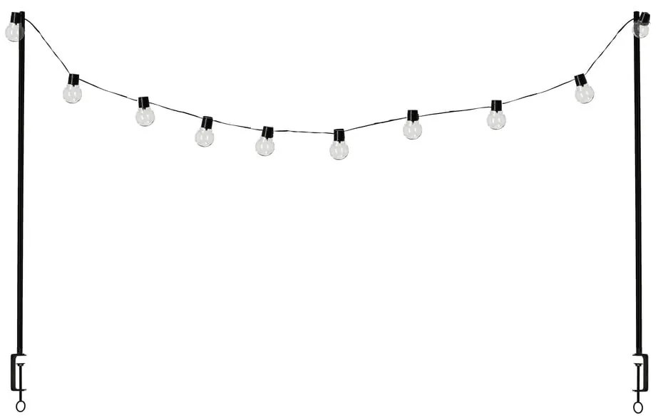 Napelemes fényfüzér, izzók száma 10 db, hosszúság 220 cm – Esschert Design