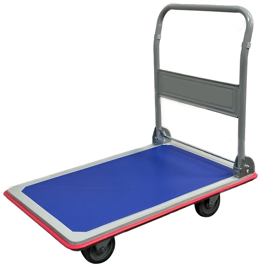 Platós kocsi, 300 kg, kék
