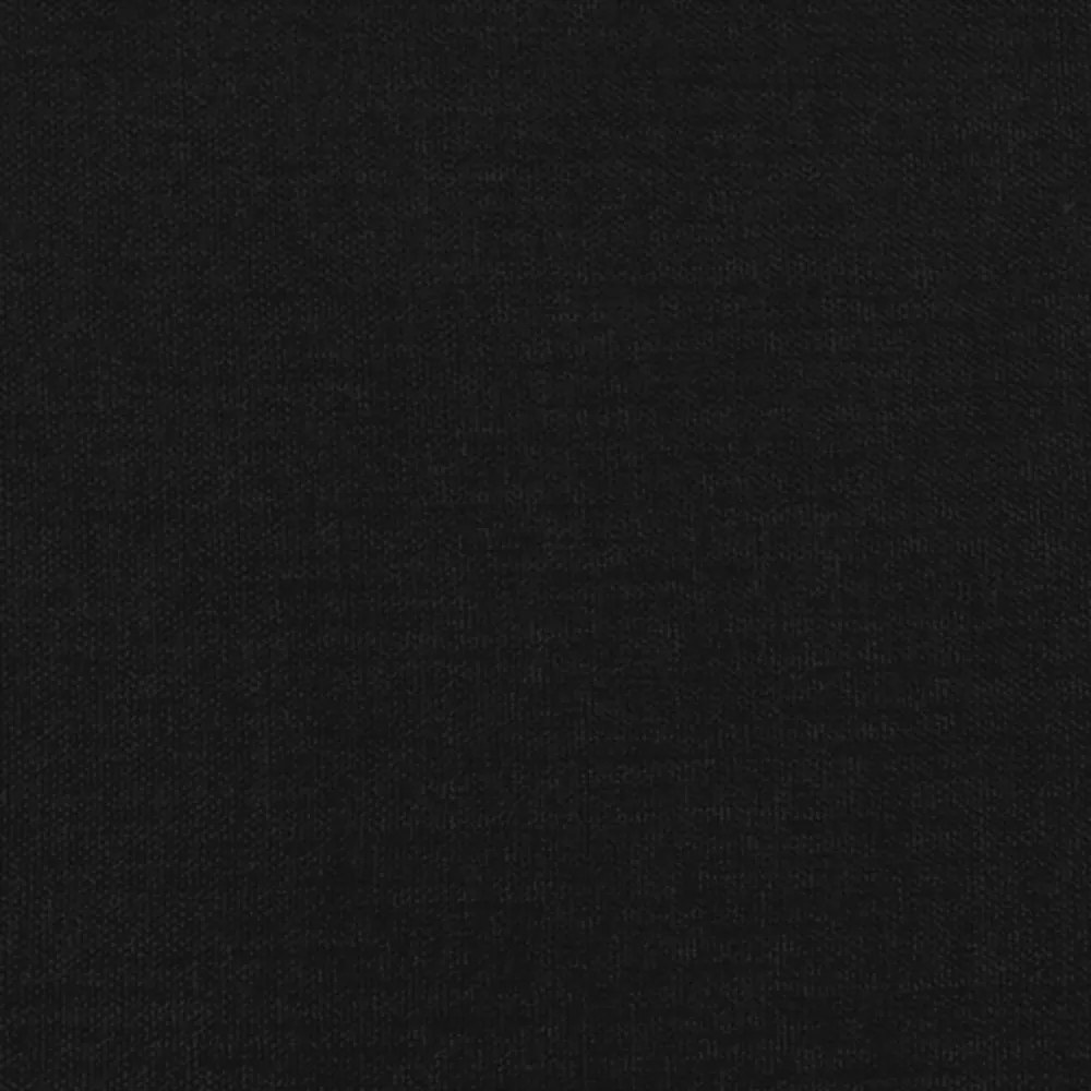 fekete szövet zsebrugós ágymatrac 90x190x20 cm