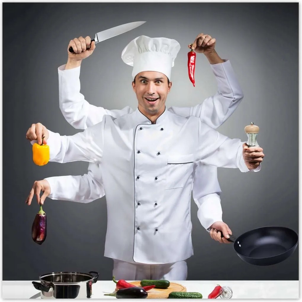 Poszterek 30x30 Egy tehetséges szakács portréja