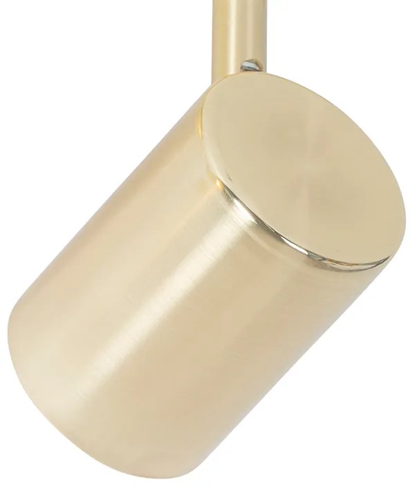 Modern mennyezeti lámpa sárgarézzel 2-lámpás állítható - Jeana