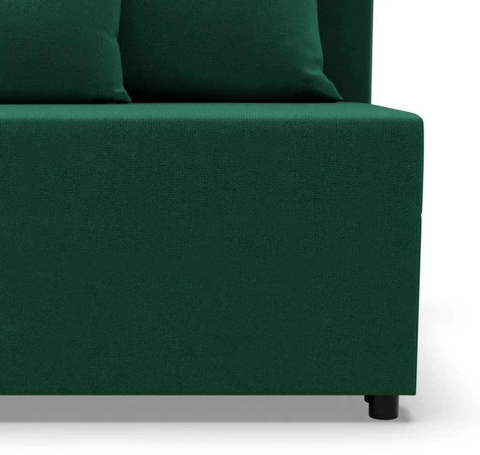 Nobu kanapé, bársony, zöld